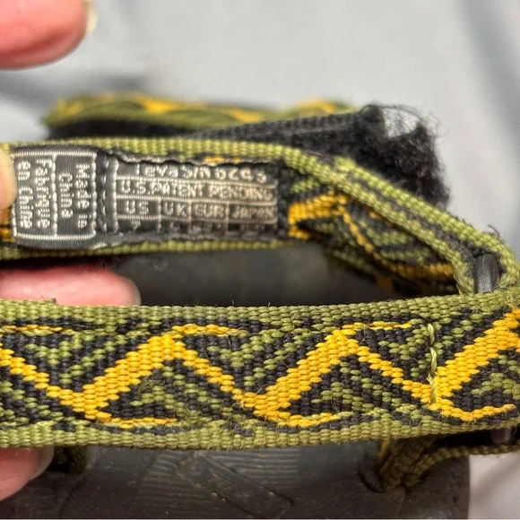 TEVA Hurricane XLT 2 Casual Sandals- Green/Yellow/Black TODDLERS SZ 7 - Picture 6 of 7